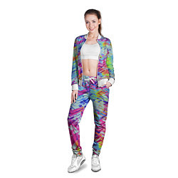 Олимпийка женская Color vanguard pattern, цвет: 3D-белый — фото 2