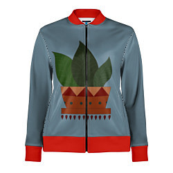 Женская олимпийка Цветочный горшок