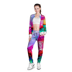 Олимпийка женская Milano Fashion pattern, цвет: 3D-белый — фото 2