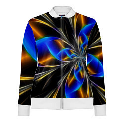 Олимпийка женская Neon vanguard pattern Fashion 2023, цвет: 3D-белый