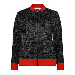 Олимпийка женская Привет уроды black, цвет: 3D-красный