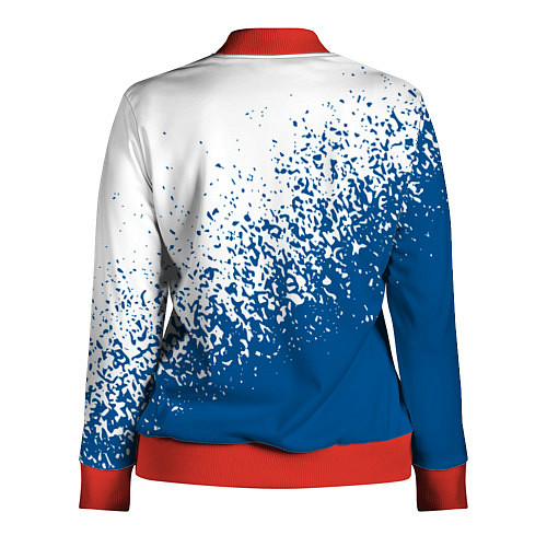 Женская олимпийка Psg синие брызги / 3D-Красный – фото 2