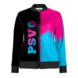 Олимпийка женская PSV Neon Gradient, цвет: 3D-черный