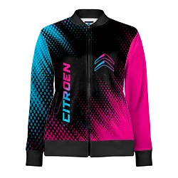 Олимпийка женская Citroen - Neon Gradient, цвет: 3D-черный