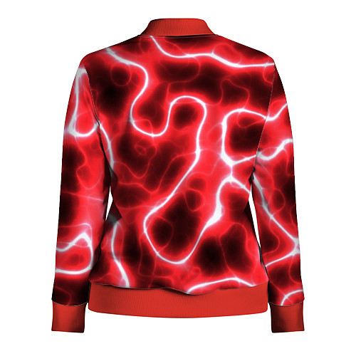 Женская олимпийка Огненный камуфляж / 3D-Красный – фото 2