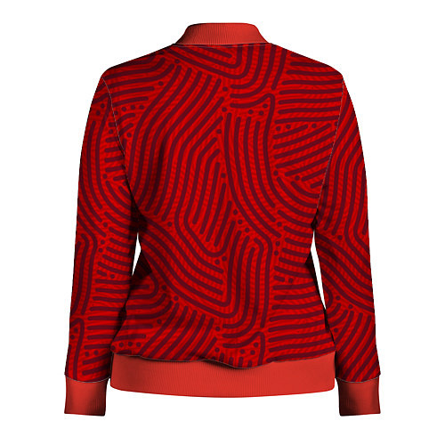 Женская олимпийка AC Milan отпечатки / 3D-Красный – фото 2