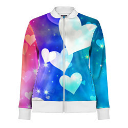 Олимпийка женская Dreamy Hearts Multicolor, цвет: 3D-белый