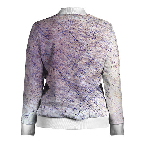 Женская олимпийка Неразбериха в рисунке / 3D-Белый – фото 2