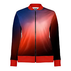 Олимпийка женская Космический градиент, цвет: 3D-красный