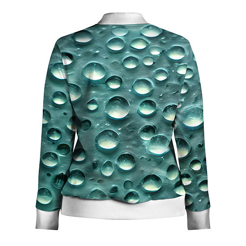 Женская олимпийка Кристальные капли / 3D-Белый – фото 2