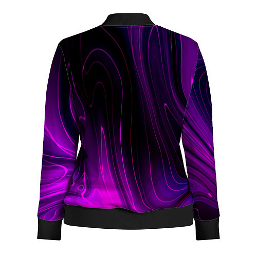 Женская олимпийка Motorhead violet plasma / 3D-Черный – фото 2