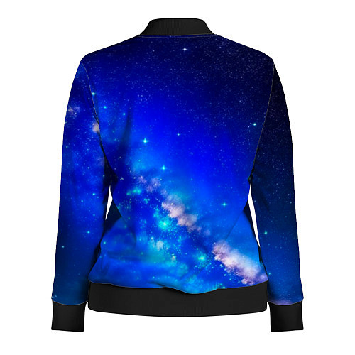 Женская олимпийка Космос млечный путь / 3D-Черный – фото 2
