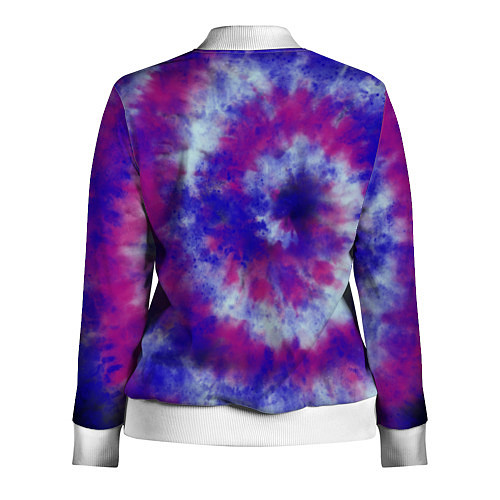 Женская олимпийка Tie-Dye дизайн / 3D-Белый – фото 2