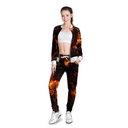 Олимпийка женская Fire style, цвет: 3D-белый — фото 2