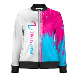 Женская олимпийка Evanescence neon gradient style: по-вертикали