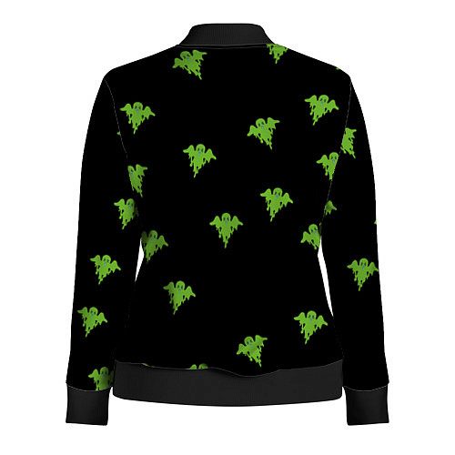 Женская олимпийка Кислотные призраки / 3D-Черный – фото 2