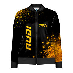 Женская олимпийка Audi - gold gradient вертикально