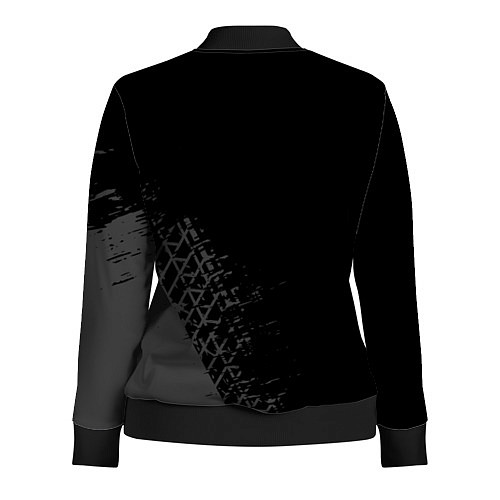 Женская олимпийка Lamborghini speed на темном фоне со следами шин ве / 3D-Черный – фото 2