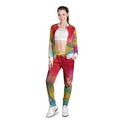 Олимпийка женская Спектр акварели, цвет: 3D-белый — фото 2