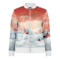 Женская олимпийка Зимняя сказка на пороге