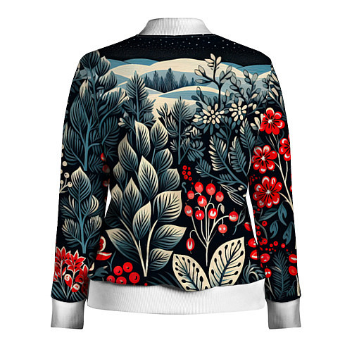 Женская олимпийка Хрустальные рисунки / 3D-Белый – фото 2