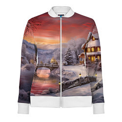 Женская олимпийка Морозная сказка праздника