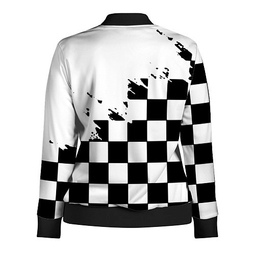 Женская олимпийка BMW black geometry splash / 3D-Черный – фото 2