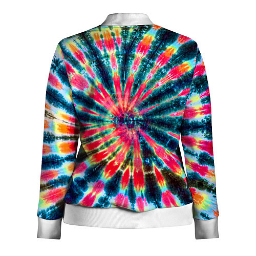 Женская олимпийка Tie dye / 3D-Белый – фото 2