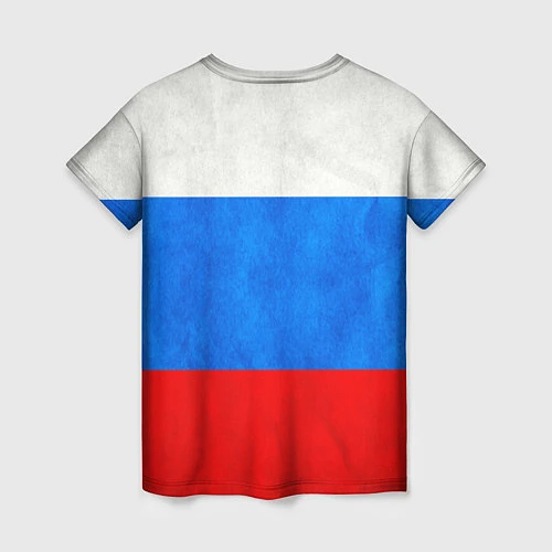 Женская футболка Russia: from 96 / 3D-принт – фото 2