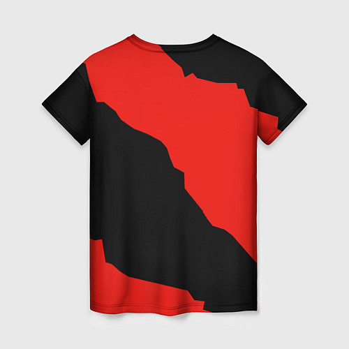 Женская футболка CS:GO Red Style / 3D-принт – фото 2