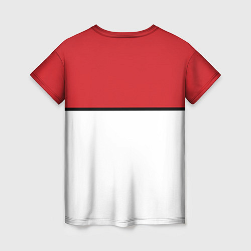 Женская футболка Грудь-покеболы / 3D-принт – фото 2