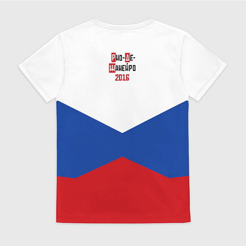 Женская футболка Россия 2016 / 3D-принт – фото 2