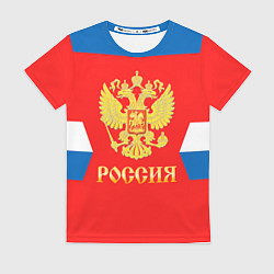 Футболка женская Сборная РФ: #71 MALKIN, цвет: 3D-принт