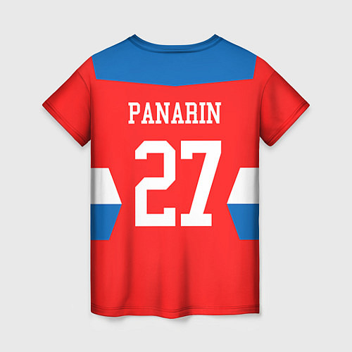 Женская футболка Сборная РФ: #27 PANARIN / 3D-принт – фото 2