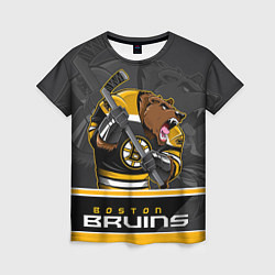 Футболка женская Boston Bruins, цвет: 3D-принт