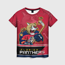 Футболка женская Florida Panthers, цвет: 3D-принт