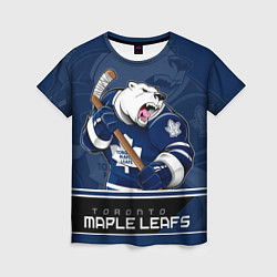 Футболка женская Toronto Maple Leafs, цвет: 3D-принт