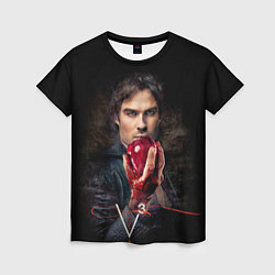 Женская футболка Damon Salvatore V3