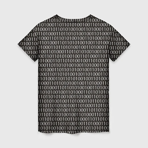 Женская футболка Mr. Robot: Binary code / 3D-принт – фото 2