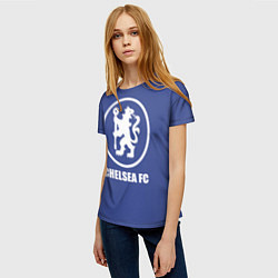 Футболка женская Chelsea FC, цвет: 3D-принт — фото 2