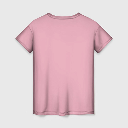 Женская футболка Grumpy cat pink / 3D-принт – фото 2