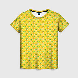 Футболка женская Текстура лимон-лайм, цвет: 3D-принт
