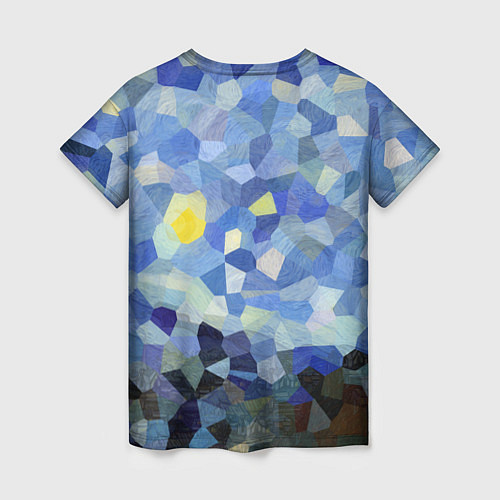 Женская футболка Звездная ночь / 3D-принт – фото 2