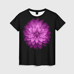 Футболка женская Violet Flower, цвет: 3D-принт