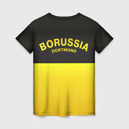 Женская футболка Borussia Dortmund FC / 3D-принт – фото 2