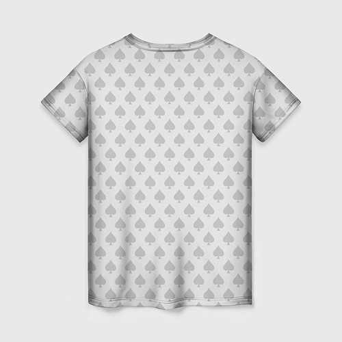 Женская футболка Смертельный туз / 3D-принт – фото 2