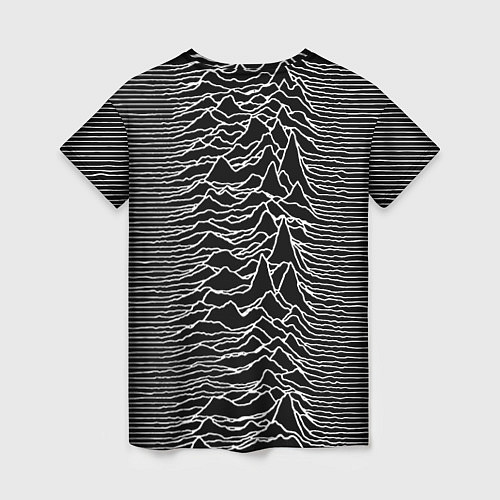 Женская футболка Joy Division: Unknown Pleasures / 3D-принт – фото 2