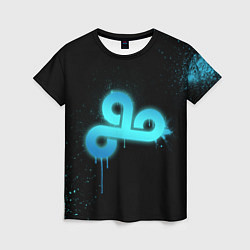 Футболка женская Cloud 9: Black collection, цвет: 3D-принт