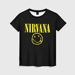 Футболка женская Nirvana Rock, цвет: 3D-принт