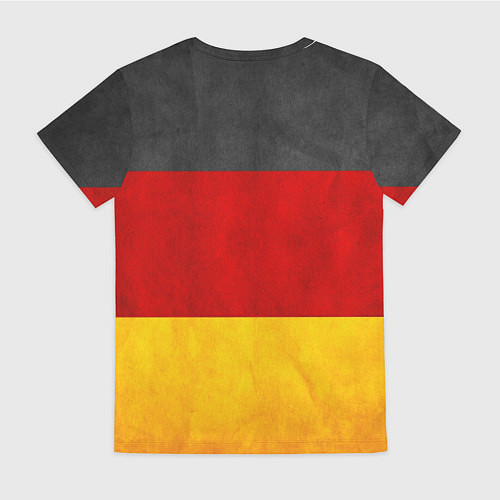 Женская футболка Сборная Германии / 3D-принт – фото 2